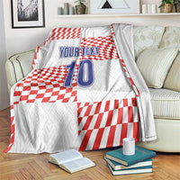 Custom Croatia Football Champion 2024 Blanket