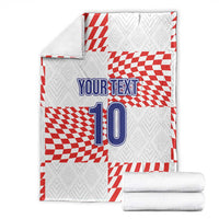 Custom Croatia Football Champion 2024 Blanket