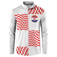 Custom Croatia Football Champion 2024 Button Sweatshirt - Wonder Print Shop