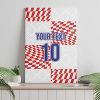 Custom Croatia Football Champion 2024 Canvas Wall Art - Wonder Print Shop