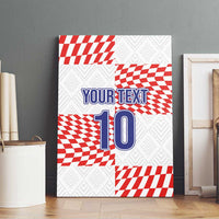 Custom Croatia Football Champion 2024 Canvas Wall Art - Wonder Print Shop