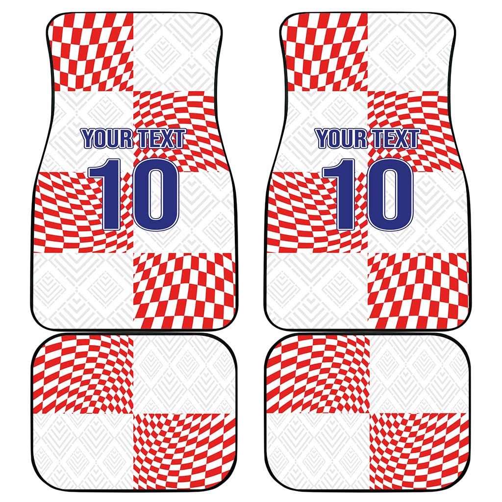 Custom Croatia Football Champion 2024 Car Mats - Wonder Print Shop