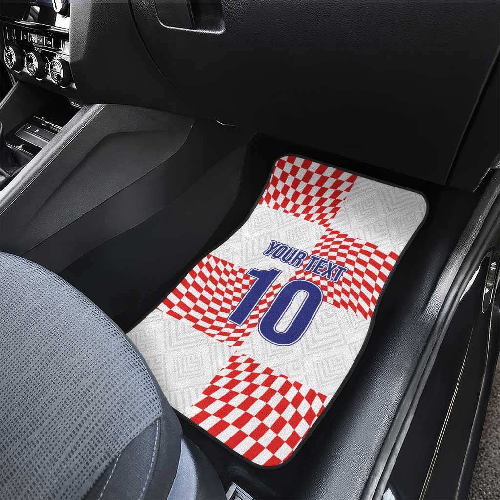 Custom Croatia Football Champion 2024 Car Mats - Wonder Print Shop