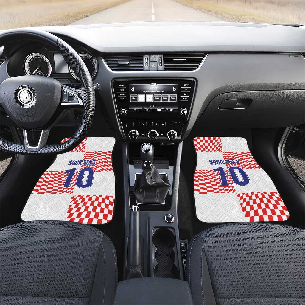 Custom Croatia Football Champion 2024 Car Mats - Wonder Print Shop