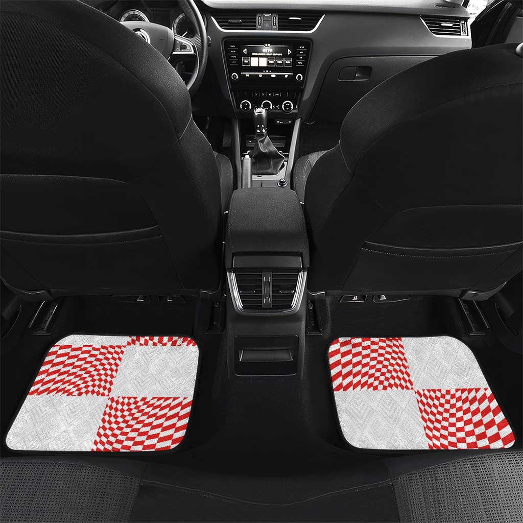 Custom Croatia Football Champion 2024 Car Mats - Wonder Print Shop