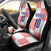 Custom Croatia Football Champion 2024 Car Seat Cover - Wonder Print Shop