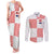 Custom Croatia Football Champion 2024 Couples Matching Tank Maxi Dress and Long Sleeve Button Shirt - Wonder Print Shop