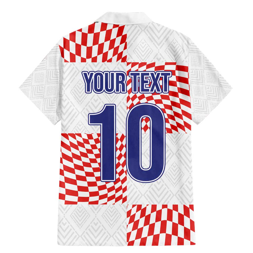 Custom Croatia Football Champion 2024 Family Matching Mermaid Dress and Hawaiian Shirt - Wonder Print Shop