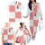 Custom Croatia Football Champion 2024 Family Matching Off The Shoulder Long Sleeve Dress and Hawaiian Shirt - Wonder Print Shop