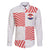 Custom Croatia Football Champion 2024 Family Matching Off The Shoulder Long Sleeve Dress and Hawaiian Shirt - Wonder Print Shop