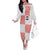 Custom Croatia Football Champion 2024 Family Matching Off The Shoulder Long Sleeve Dress and Hawaiian Shirt - Wonder Print Shop