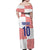Custom Croatia Football Champion 2024 Family Matching Off Shoulder Maxi Dress and Hawaiian Shirt - Wonder Print Shop