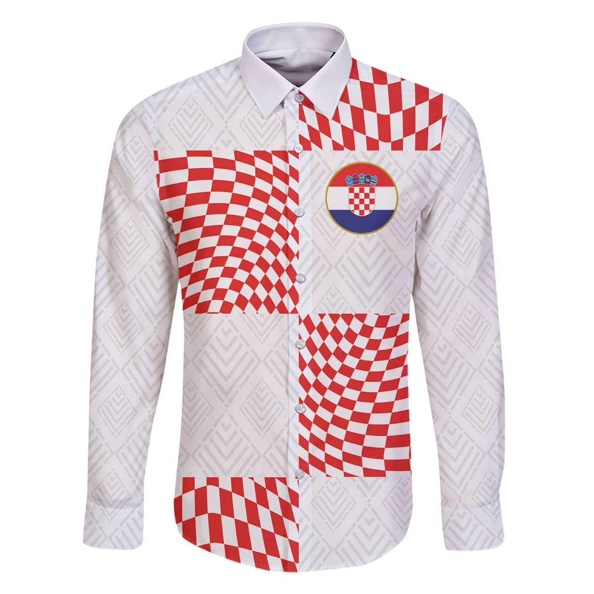 Custom Croatia Football Champion 2024 Family Matching Off Shoulder Short Dress and Hawaiian Shirt - Wonder Print Shop