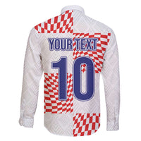Custom Croatia Football Champion 2024 Family Matching Short Sleeve Bodycon Dress and Hawaiian Shirt - Wonder Print Shop