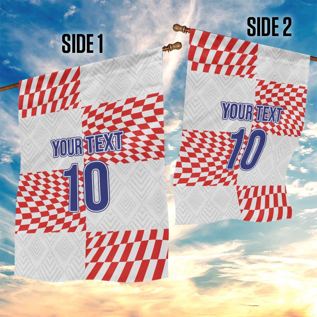 Custom Croatia Football Champion 2024 Garden Flag - Wonder Print Shop