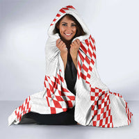 Custom Croatia Football Champion 2024 Hooded Blanket