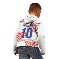 Custom Croatia Football Champion 2024 Kid Hoodie - Wonder Print Shop