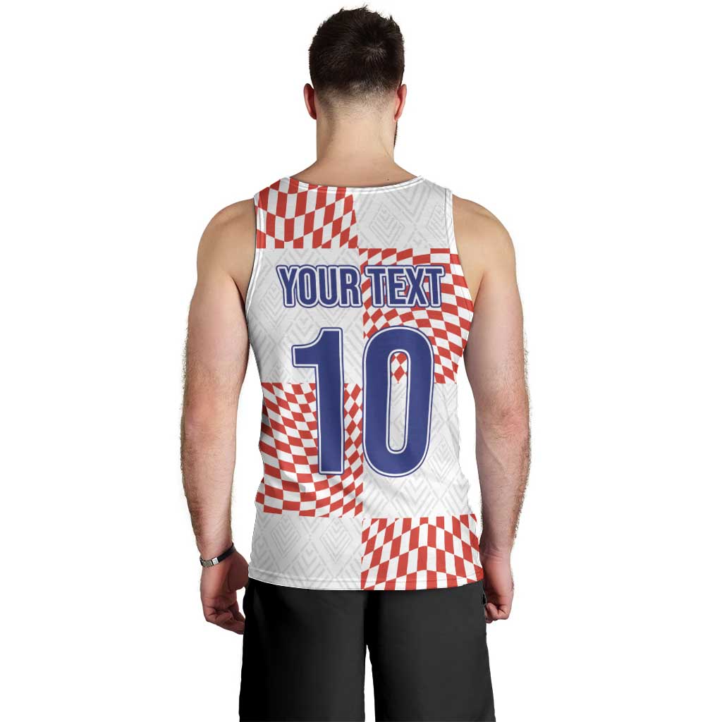 Custom Croatia Football Champion 2024 Men Tank Top - Wonder Print Shop
