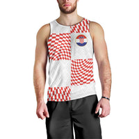 Custom Croatia Football Champion 2024 Men Tank Top - Wonder Print Shop