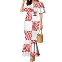 Custom Croatia Football Champion 2024 Mermaid Dress - Wonder Print Shop