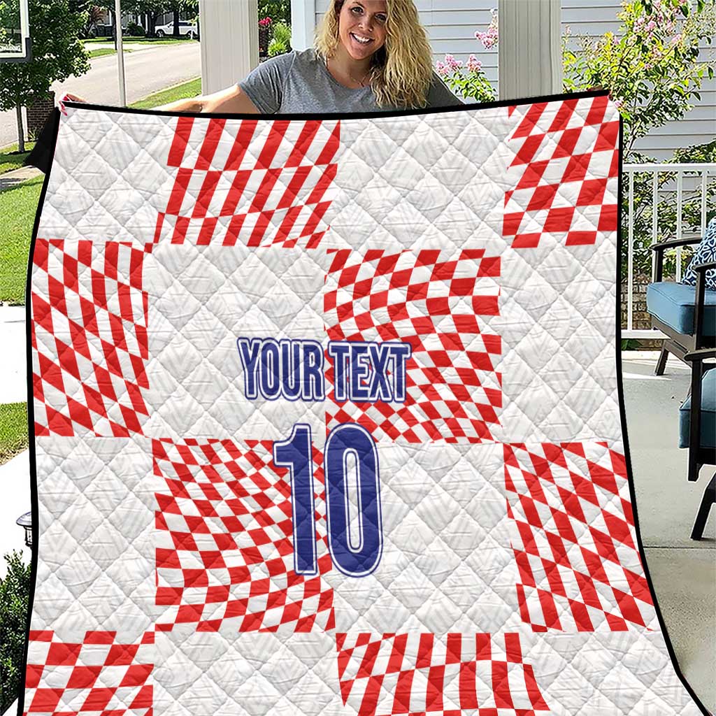 Custom Croatia Football Champion 2024 Quilt - Wonder Print Shop