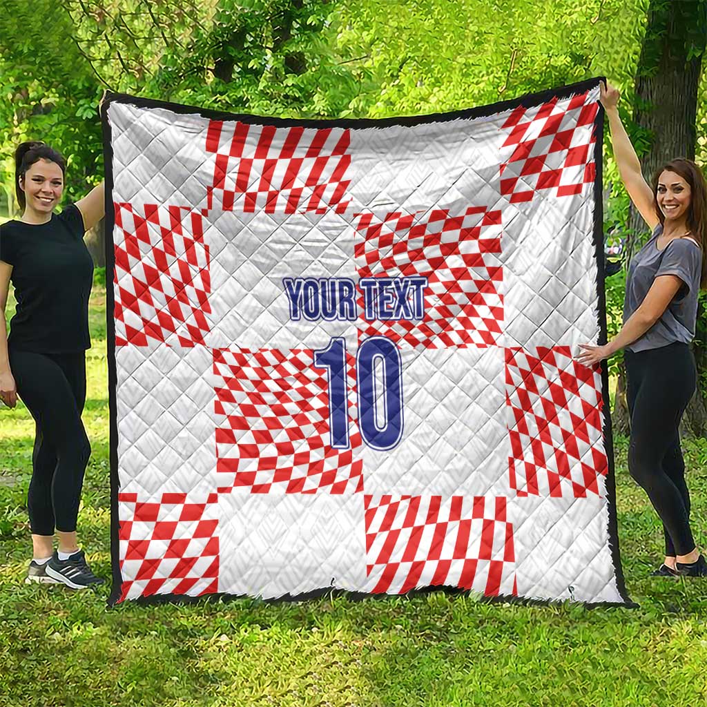 Custom Croatia Football Champion 2024 Quilt - Wonder Print Shop