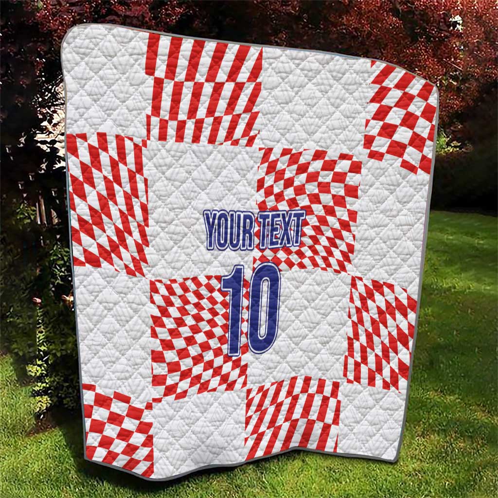 Custom Croatia Football Champion 2024 Quilt - Wonder Print Shop