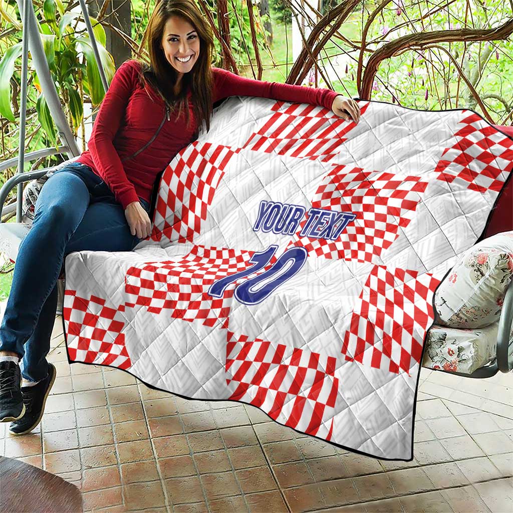 Custom Croatia Football Champion 2024 Quilt - Wonder Print Shop