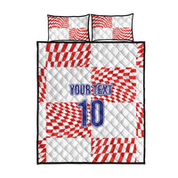 Custom Croatia Football Champion 2024 Quilt Bed Set - Wonder Print Shop