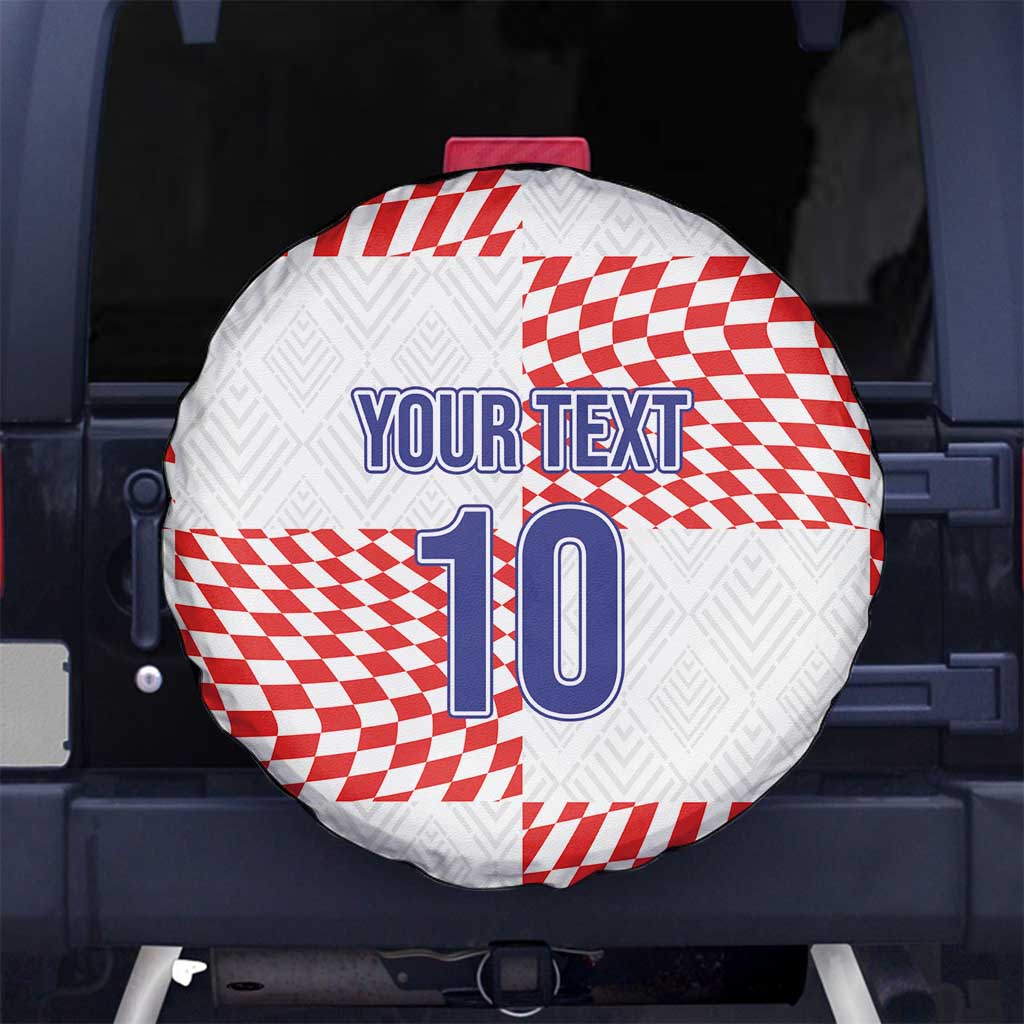 Custom Croatia Football Champion 2024 Spare Tire Cover - Wonder Print Shop