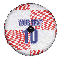 Custom Croatia Football Champion 2024 Spare Tire Cover - Wonder Print Shop