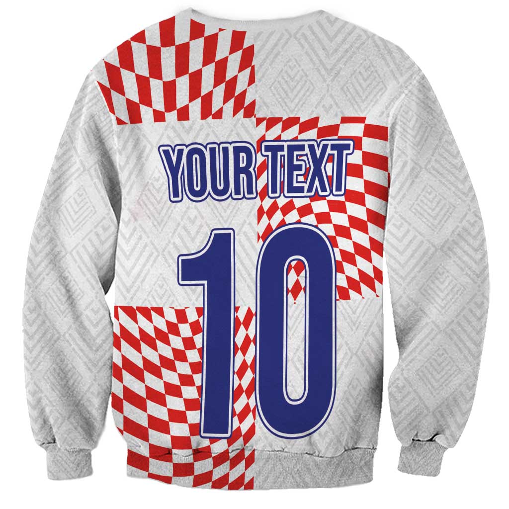 Custom Croatia Football Champion 2024 Sweatshirt - Wonder Print Shop