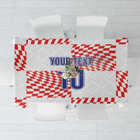 Custom Croatia Football Champion 2024 Tablecloth - Wonder Print Shop