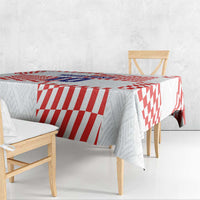 Custom Croatia Football Champion 2024 Tablecloth - Wonder Print Shop