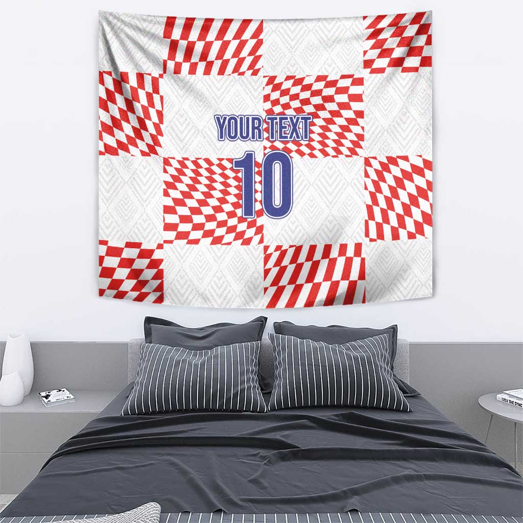 Custom Croatia Football Champion 2024 Tapestry - Wonder Print Shop