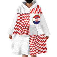 Custom Croatia Football Champion 2024 Wearable Blanket Hoodie - Wonder Print Shop
