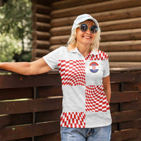 Custom Croatia Football Champion 2024 Women Polo Shirt - Wonder Print Shop