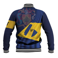 Barbados Independence Day Baseball Jacket National Flag Design - Wonder Print Shop