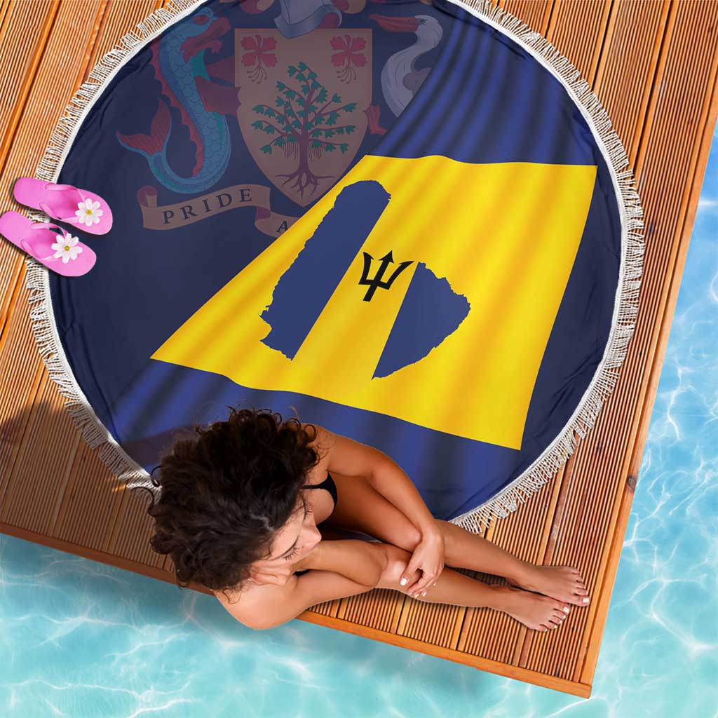 Barbados Independence Day Beach Blanket National Flag Design - Wonder Print Shop