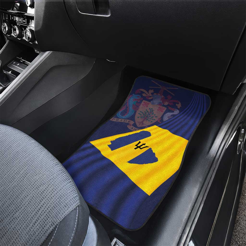 Barbados Independence Day Car Mats National Flag Design - Wonder Print Shop