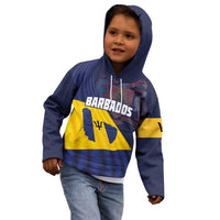 Barbados Independence Day Kid Hoodie National Flag Design - Wonder Print Shop