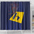 Barbados Independence Day Shower Curtain National Flag Design