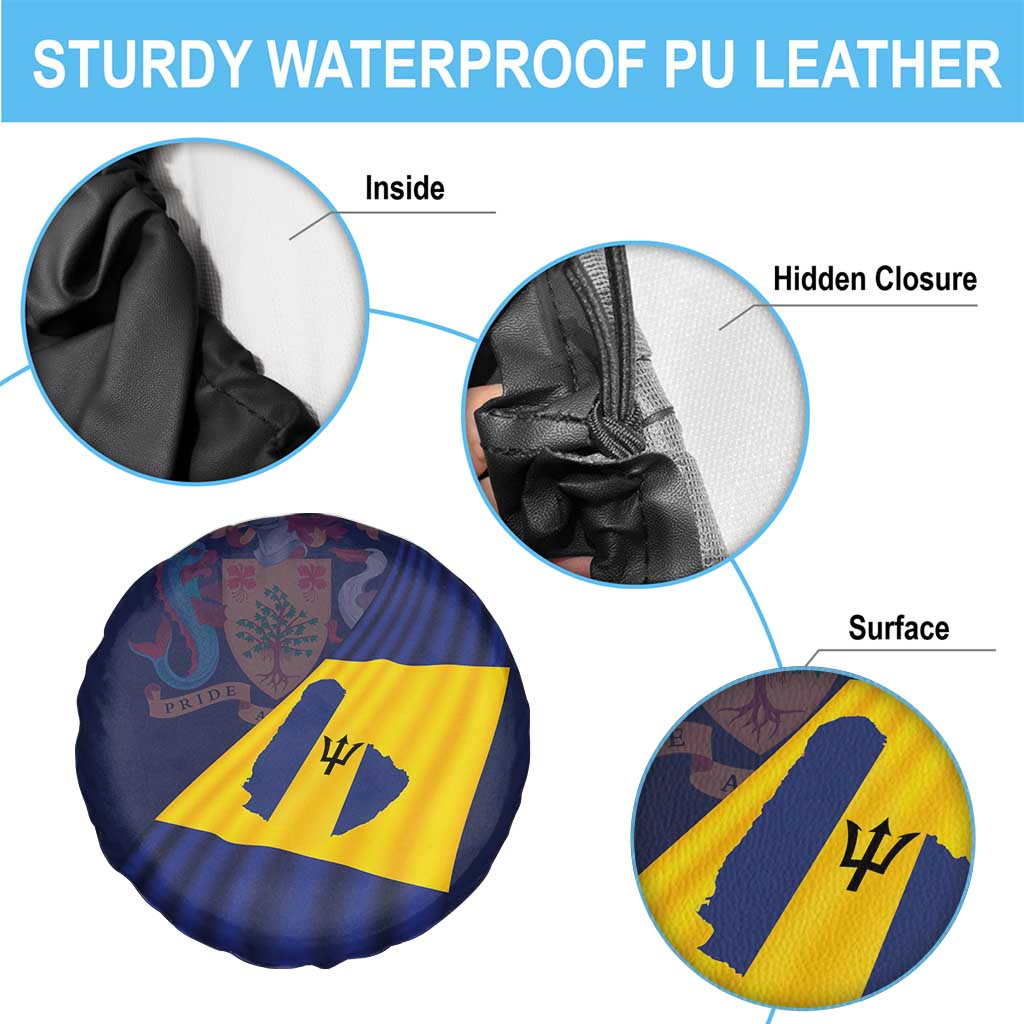 Barbados Independence Day Spare Tire Cover National Flag Design - Wonder Print Shop