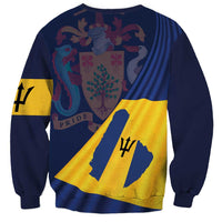 Barbados Independence Day Sweatshirt National Flag Design - Wonder Print Shop