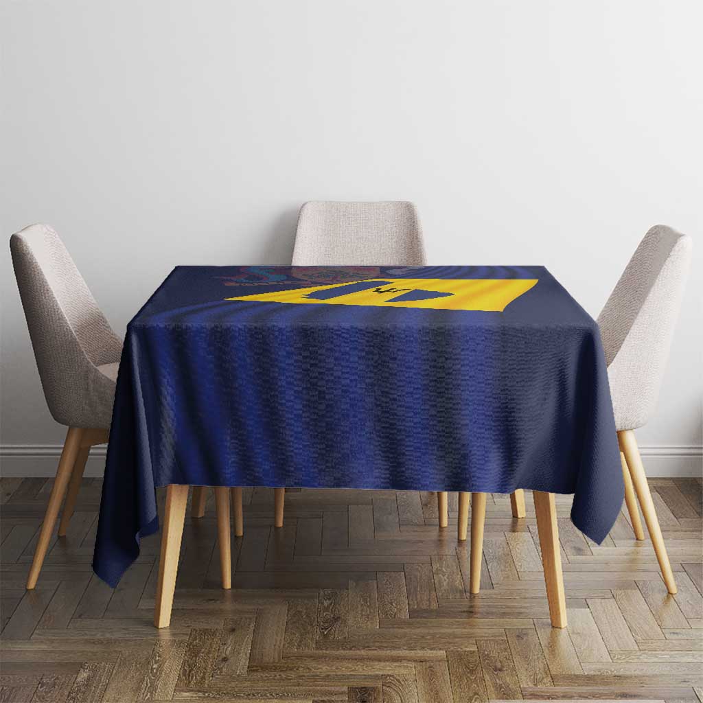 Barbados Independence Day Tablecloth National Flag Design - Wonder Print Shop