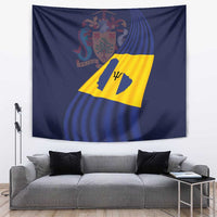 Barbados Independence Day Tapestry National Flag Design - Wonder Print Shop