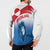 Greenland National Day Button Sweatshirt National Country Flag and Emblem with The Map
