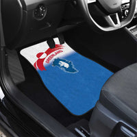 Greenland National Day Car Mats National Country Flag and Emblem with The Map