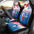 Greenland National Day Car Seat Cover National Country Flag and Emblem with The Map