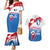 Greenland National Day Couples Matching Mermaid Dress and Hawaiian Shirt National Country Flag and Emblem with The Map